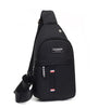 Men's Casual Oxford Cloth Chest Bag Fashion Lightweigh Crossbody Bags Large-capacity Storage Shoulder Bag for Outdoor Travel Daily