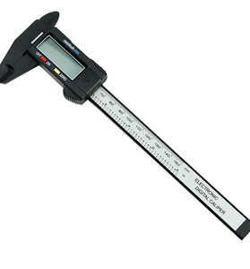 6-inch 150mm Electronic Digital Caliper Ruler Carbon Fiber Composite Vernier