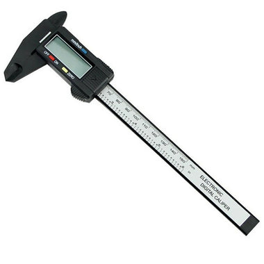 6-inch 150mm Electronic Digital Caliper Ruler Carbon Fiber Composite Vernier