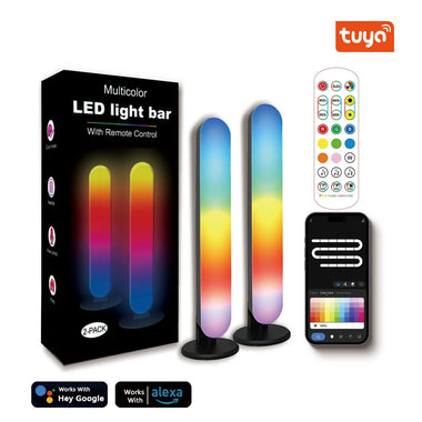 Elfeland Smart RGB Pickup Light with Remote Control USB Music Rhythm Light for Room Bar Desktop Christmas Atmosphere Lamp Decor