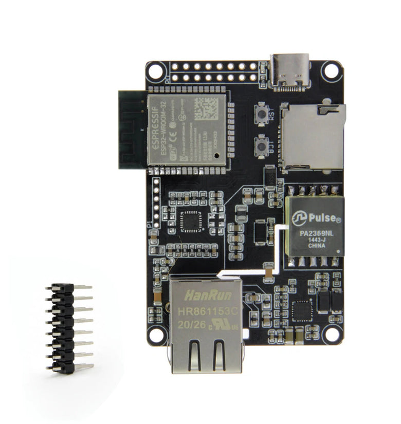 LILYGO TTGO T-Internet-POE ESP32-WROOM LAN8720A Chip Ethernet Adapter And Downloader Expansion Board Programmable Hardware