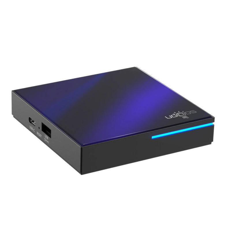 Ugoos SK2 Google Streaming TV Box 4K 60FPS HDR10+ Dolby Vision Atmos Android TV 12 4GB DDR4 32GB eMMC WiFi6 BT5.2 Chromecasts Built-In Premium Media Player for 4K HDR Streaming Dolby Atmos Home Entertainment Cinema