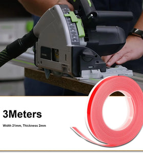 3m/118 Inch Self Adhesive Splinter Guard Replacement Strip For Festool Track Saw Rail Compatible with FS2 FS2 KP FSK Guide Rails