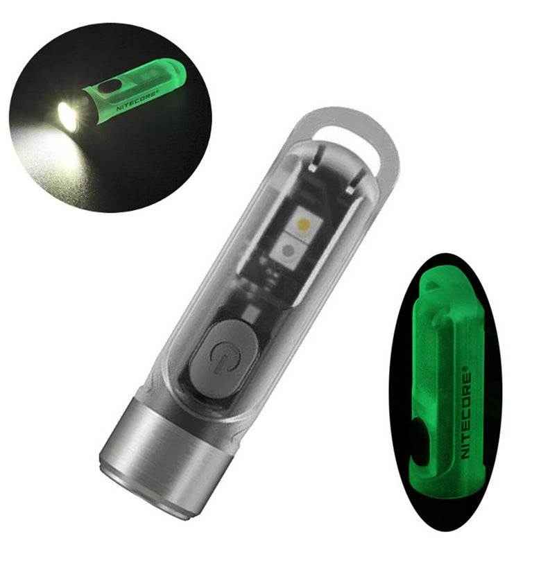 NITECORE TIKI/TIKI LE 300 Lumen USB Rechargeable LED Keychain Flashlight High CRI Outdoor Camping Mini Torch Emergency Light