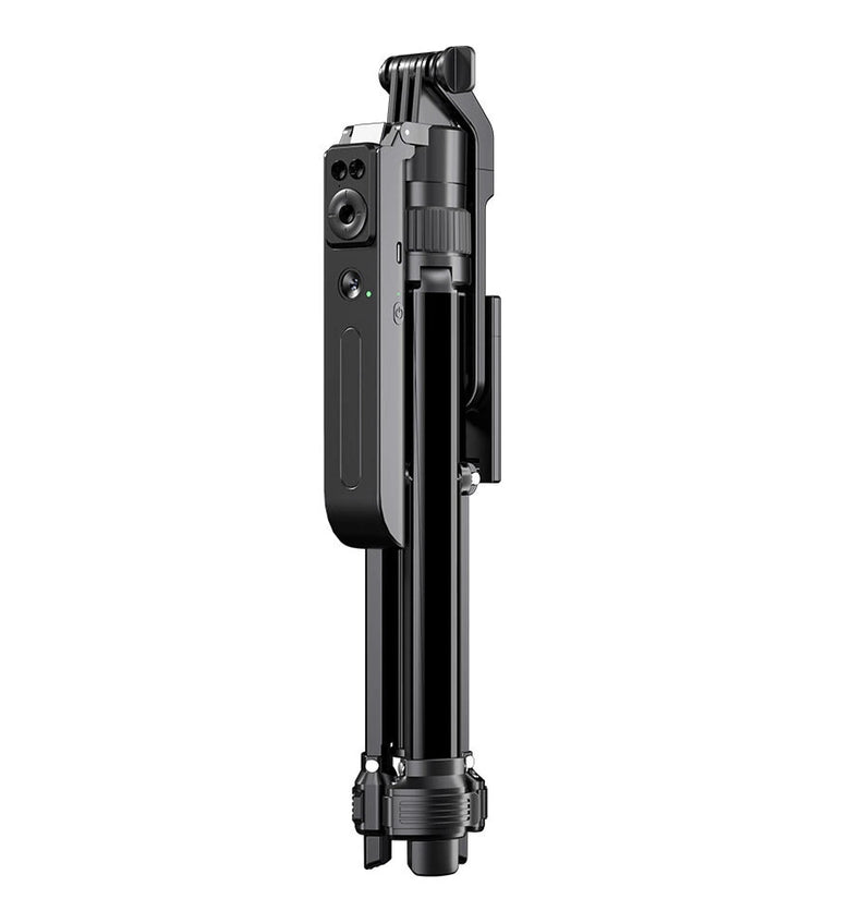 C17 Mobile Selfie Stick with Tripod 360 Rotary AI Facial Tracking Aluminum Alloy Wide Angle Live Broadcast Shooting Camera Three-pin Selfie Stick
