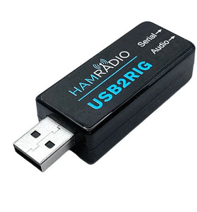 USB2RIG Radio USB Sound Card Connector for KENWOODs/YAESU/ICOM Business Radio Support TTL/232/CIV