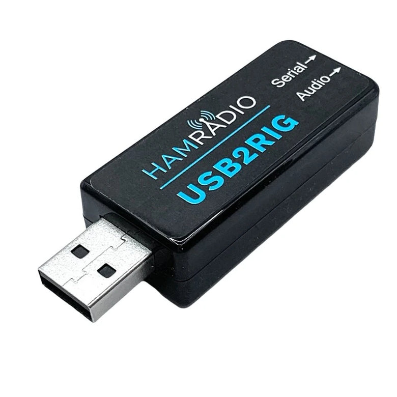 USB2RIG Radio USB Sound Card Connector for KENWOODs/YAESU/ICOM Business Radio Support TTL/232/CIV