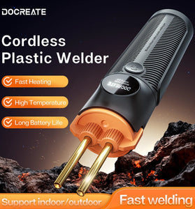 PW35 Cordless Plastic Welding Gun 4000mAh Battery Fast Heating High Temperature LED Light Multi Material Repair Professional Plastic Welder USB-C