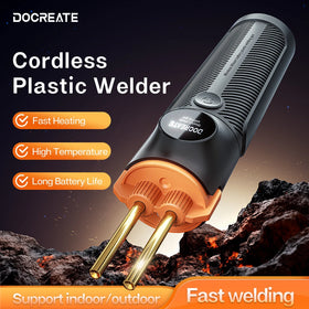 PW35 Cordless Plastic Welding Gun 4000mAh Battery Fast Heating High Temperature LED Light Multi Material Repair Professional Plastic Welder USB-C