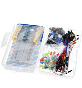 400 Hole Breadboard Electronic Components Set For Arduino Resistor LED Capacitor Jumper Wires  Breadboard resistor Kit with Retail Box