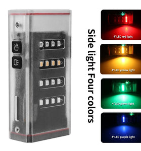 Multifunctional Handheld Flashlight With Super Bright Side Light Multi-color Outdoor Lighting Small Portable Magnetic Suction Long Battery Life Camping Emergency Lamp