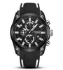 MEGIR Men Chronograph Quartz Watch with Date Luminous Hands, Sport Wristwatch Silicone Strap Waterproof Watch