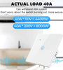Tuya 40A Smart Wifi+bluetooth Water Heater Boiler Touch Switch 8000W Timer Schedule Voice Control with Alexa Google Home Yandex