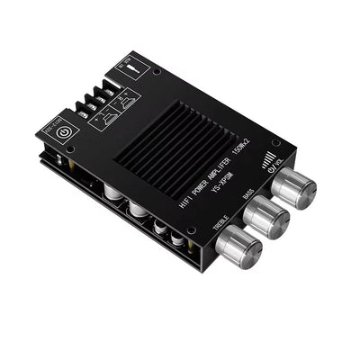 YS-XPSM 150Wx2 TDA7498E Stereo Treble Bass Adjustment bluetooth 5.0 Audio Power Amplifier Board Module Dual Channel Heat Sink APP Control