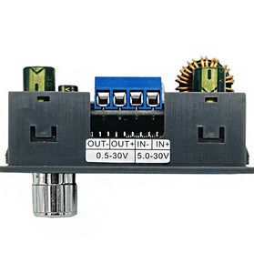 ZK-4KX CNC DC DC Buck Boost Converter CC CV 0.5-30V 4A Power Module Adjustable Regulated Power Supply for Solar Battery Charging