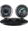 2 in 1 Car Ornaments Compass with Thermometer Direction Dashboard Ball for Cars Trucks SUVs