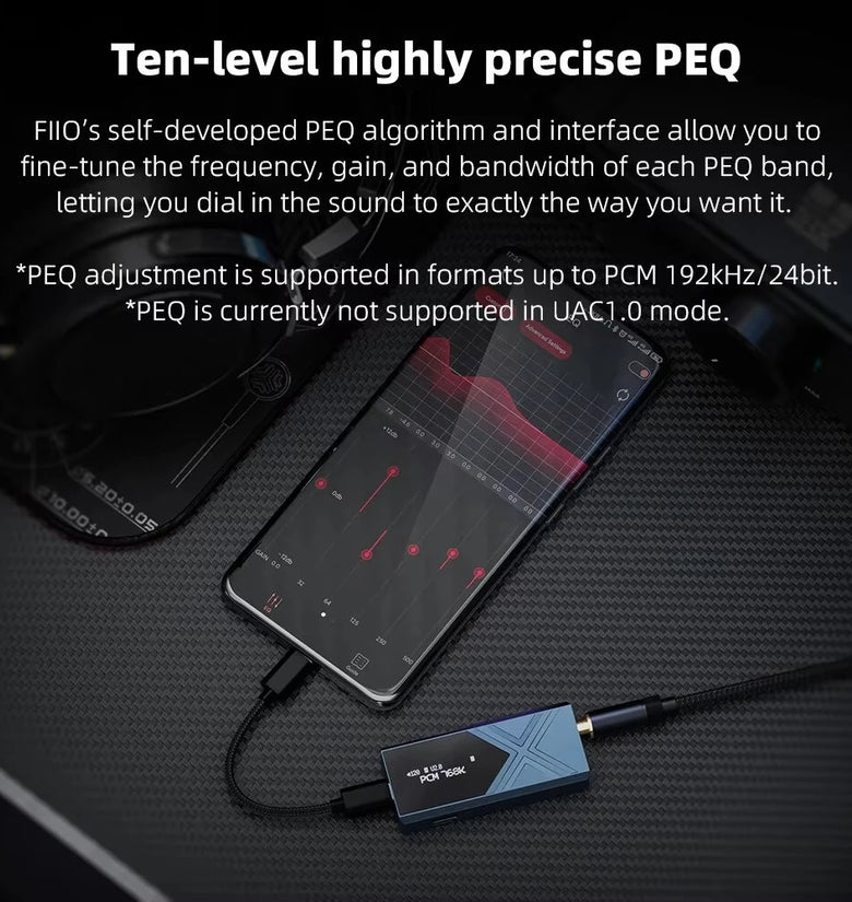 FiiO KA17 Hi-Res Audio HIFI Decoder Portable USB DAC AMP Desktop Headphone Amplifier Dual ES9069Q 3.5mmm 4.4mm for Android iOS