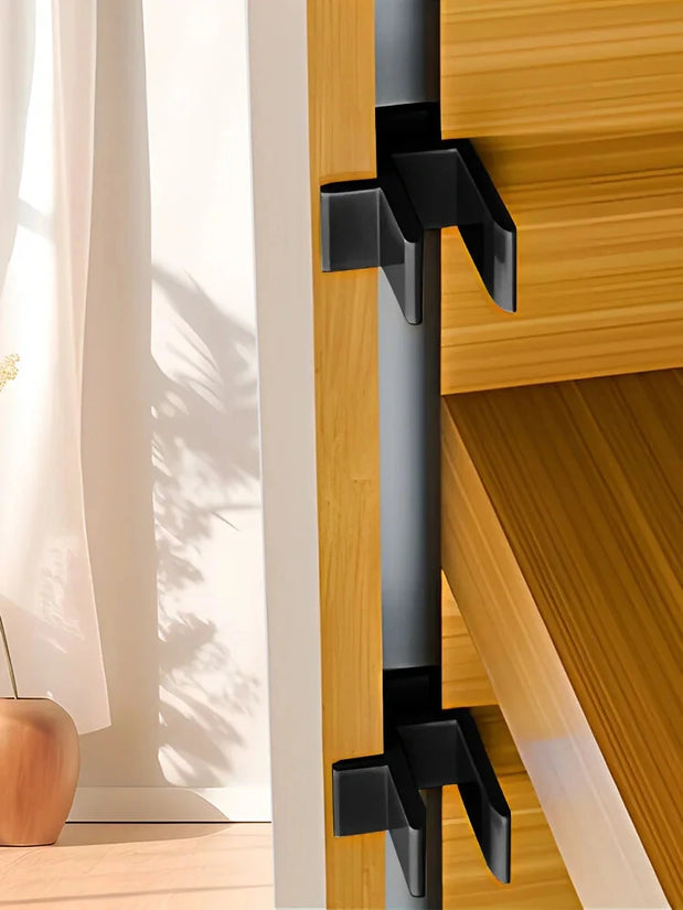 4PCS 15-20mm Wardrobe Closing Board Clip Carpentry Closing Fixed Clamp Tool Wood Marking Fixture