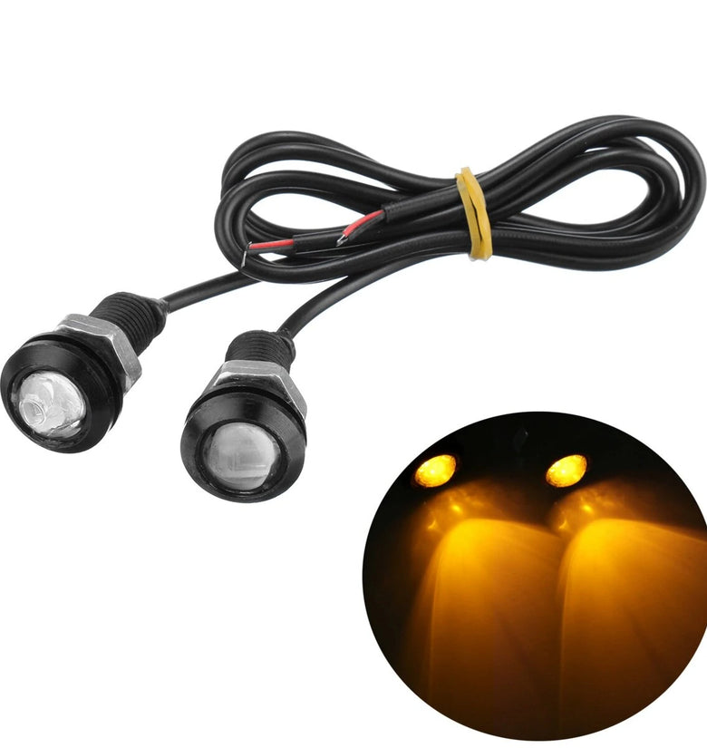 2PCS 9W 12V 5730 Eagle Eye 18MM LED Light DRL Daytime Running Backup Lights