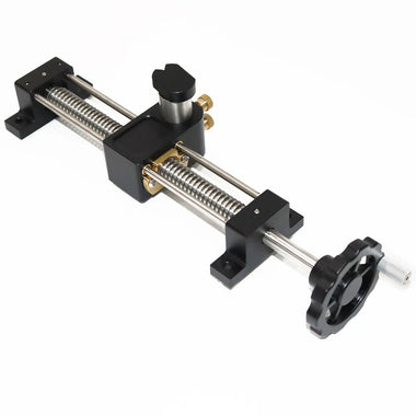 ENJOYWOOD Woodworking Bench Vise Aluminum Alloy 165mm Adjustment Double Guide Rail Quenched Screw With Brass Bushing Star Wheel Handle Parallel Clamping Workbench Vise Woodworking Tools