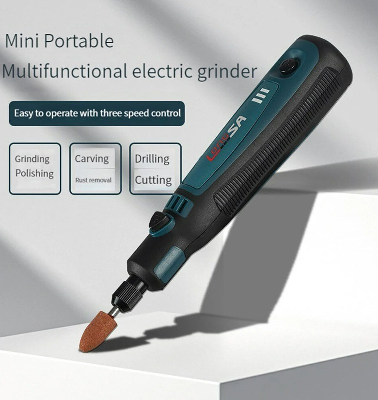 Engraving Pen Wireless Electric Grinder Set Rechargeable Mini Grinder Micro Rotary Tool Jade Carving 5000-10000-15000r/min