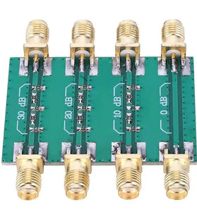 RF Fixed Attenuator SMA Double Female Head Radio Frequency Fixed Attenuator Module Board DC-4.0GHz