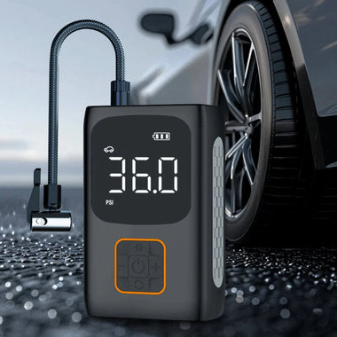 150 PSI Portable Smart Car Air Pump Intelligent Cordless Digital Display Car Tire Inflation Electric Vehicle Tire Air Pump for  Bicycle Bike Ball