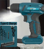 8V Cordless Electrical Drill Set USB Rechargeable 1300mAh Li-Ion Battery LED Light Forward/Reverse Adjustment Drill Bits Kit