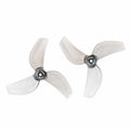 2Pairs GEMFAN 1219S 1219 31mm 1.2Inch 3-Blade Propeller PC 0.8mm / 1mm Hole for 0703-1103 / Coreless Motor