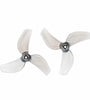 2Pairs GEMFAN 1219S 1219 31mm 1.2Inch 3-Blade Propeller PC 0.8mm / 1mm Hole for 0703-1103 / Coreless Motor