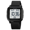 SKMEI Square Large Screen Men Sports Electronic Watch Waterproof Watch Night Light Digital Wrist Watches, Suitable For Boys And Girls, Birthday Gift