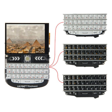 LILYGO Meshtastic T-Deck ESP32-S3 LoRa Module with 2.8 Inch Touchscreen WiFi Bluetooth Development Board 433/868/915Mhz Long Range Wireless Communication