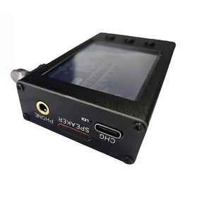 Portable All Band Shortwave Radio Receiver AM FM LW MW SW TEF6686 2.8 inch IPS Touch Screen Aluminum Alloy Case ESP32 Bluetooth WiFi 5000mAh Rechargeable DSP USB Type C SMA Antenna Stereo Speaker Headphone Jack
