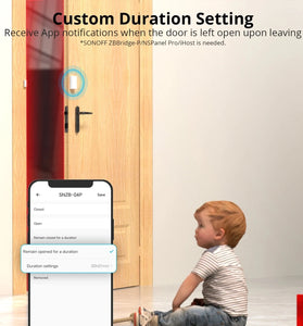 SONOFF SNZB-04P Zigbe Door Window Sensor Tamper Alert Smart Scene Remote Control Smart Home ZHA Work with Alexa Google Home