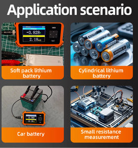 18650 Battery Voltage Internal Resistance Tester, High-precision Trithium Lithium lron Phosphate Battery Tester