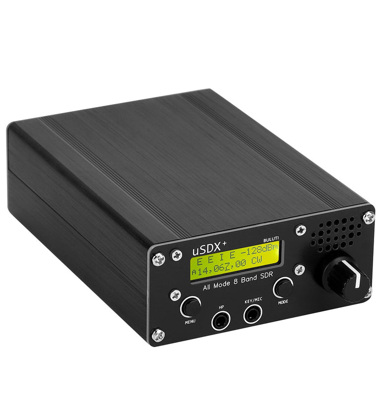 USDX High Frequency Shortwave Transceiver 8 Band 3-5W 13.8V TCXO 1ppm BNC CAT PTT Out Radio USDR SDR Transceiver HF SSB QRPLCD