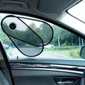 No Block View Car Side Window Sunshade Adjustable Foldable Heat Insulation Anti-glare Side Window Shade