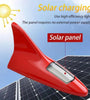 Solar Shark Fin Decorative Light for Car Tail Brake LED Flashing Light for Car Roof Car Decorative Lights Solar Shark Fin Antenna Roof Tail Modified Lights