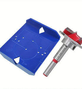 35mm/40mm Hinge Drilling Locator Alloy Drill Bit Positioning Tool for Cabinet Door Hinge Installation Accurate and Efficient