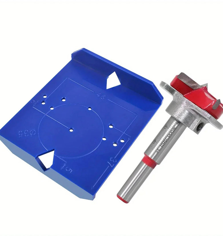 35mm/40mm Hinge Drilling Locator Alloy Drill Bit Positioning Tool for Cabinet Door Hinge Installation Accurate and Efficient