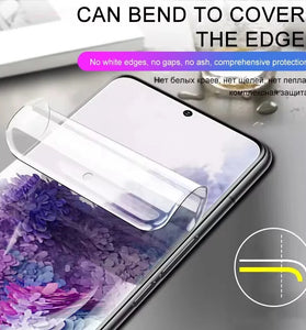 1Pcs Hydrogel Screen Protector Film HD Clear Full Coverage for Samsung Galaxy S10/S10+/S20/S20+/S21/S21+/S22/S22+/S23/S23+