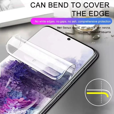 1Pcs Hydrogel Screen Protector Film HD Clear Full Coverage for Samsung Galaxy S10/S10+/S20/S20+/S21/S21+/S22/S22+/S23/S23+