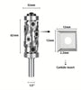 Top&Bottom Bearing Flush Trim Router Bit 1/2 Shank with 12PCS Carbide Inserts Woodworking Templates Patterns Bits Industrial Grade Trimmer Cutting Tools