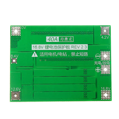 4S 40A Li-ion Lithium Battery 18650 Charger PCB BMS Protection Board with Balance For Drill Motor 14.8V 16.8V Lipo Cell Module