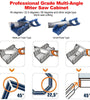 Wood Cutting Clamping Miter Box 22.5/45/90 Degree Saw Guide Angle Tool Multi-angle Jig Kit DIY Tools ABS Saw Cabinet