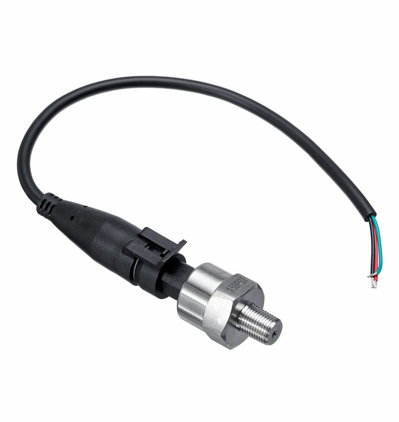 1/8NPT 5V 5/15/30/60/100/150/200 PSI Pressure Transducer Sender Sensor For Oil Fuel Air Gas Stainless Steel