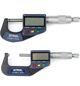 Ditron 511 0.001 mm Electronic Outside Micrometer 0-25 mm With Extra Large LCD Screen Digital Micrometer Electronic Digital Caliper Gauge