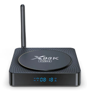X98K Pro 4+32G Android 11 TV Box 8K Ultra HD WiFi 6&bluetooth 5.0 3D HDR Streaming Media Player Voice Remote Smart TV Box