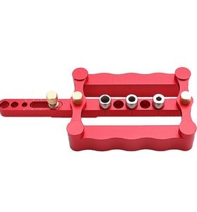 ENJOYWOOD Self Centering Dowelling Jig Metric Dowel 6/8/10mm Punch Locator Drilling Tools for Woodworking