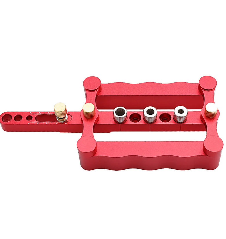 ENJOYWOOD Self Centering Dowelling Jig Metric Dowel 6/8/10mm Punch Locator Drilling Tools for Woodworking